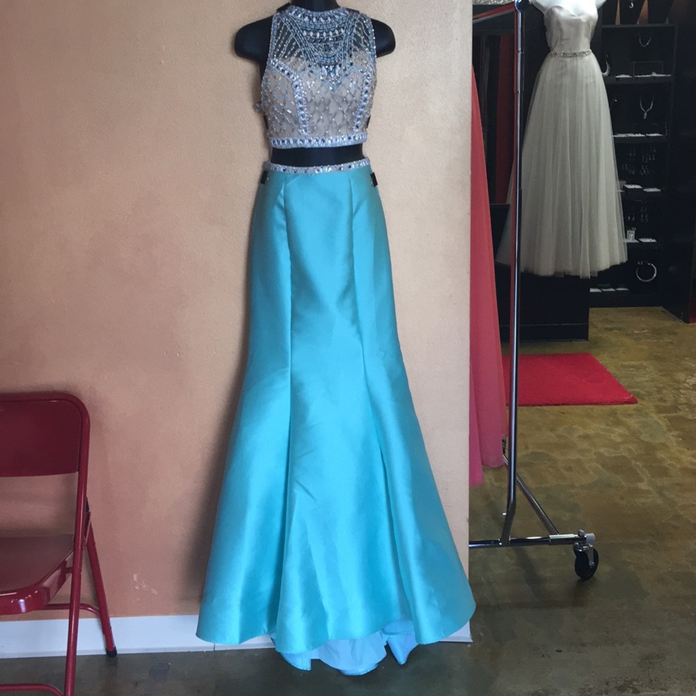 Rachel Allan Two Piece Prom Dress